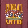 Women's - Disney - Embrace Nature Lightweight French Terry Wide Neck Long Sleeve Shirt - 2 of 4