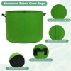 Unique Bargains Thickened Fabric Durable Handles Multipurpose Good Drainage Plant Grow Bags 5 Pcs - 2 of 4