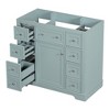 36'' Bathroom Vanity, Bathroom Sink Vanity With Adjustable Shelves, Drawer Divider, 6 Drawers - 2 of 4