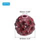 Unique Bargains Sparkling Disco Crystal Rhinestone Clay Beads DIY Craft Round Bead 0.4" 25 Pcs - 2 of 4