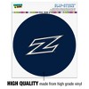 University of Akron Primary Automotive Car Window Locker Circle Bumper Sticker - 3 of 4