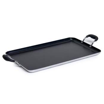 Cuisinart Double Burner Griddle, Chef's Classic Nonstick Hard Anodized,  Stainless Steel, 655-35 13-Inch x 20-Inch