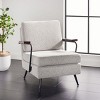 Lohan Arm Chair - ACH5201A - Light Grey/Gold - Safavieh - 2 of 4