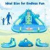 Infans Inflatable Water Slide, Blowup Water Park with Dual Slides & 584W Blower - 2 of 4