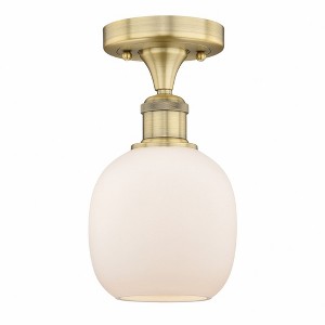 Belfast - 1 Light Flush Mount In Industrial Style-9.75 Inches Tall and 6 Inches Wide - 1 of 1