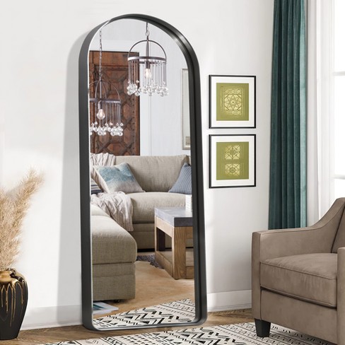 Oval full length best sale mirror