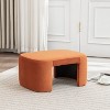 SEYNAR Modern Velvet Rectangle Accent Ottoman - 4 of 4