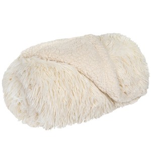 PetAmi Waterproof Pet Blanket Dogs Cats Puppy, Soft Faux Shearling Fur Cover, Leakproof Fleece Fuzzy Plush Reversible - 1 of 4