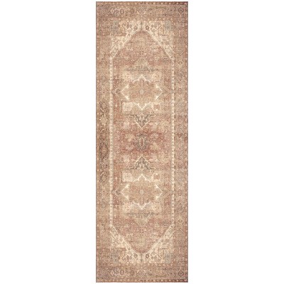 Nourison Vintage Washables Faded Indoor Non-Slip Flatweave Rug