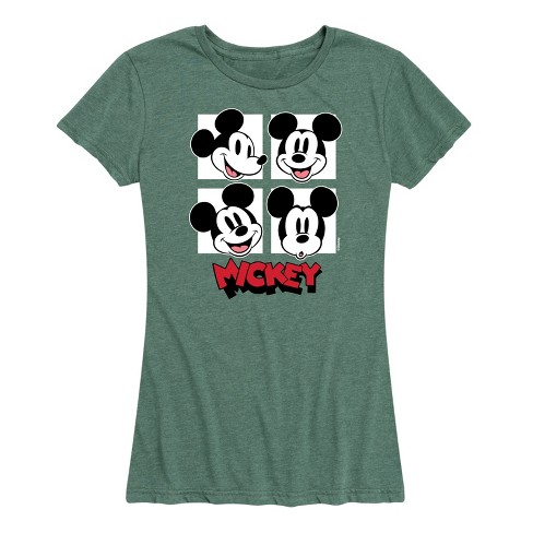 Women's - Disney - Mickey Grid Short Sleeve Graphic T-Shirt - image 1 of 4