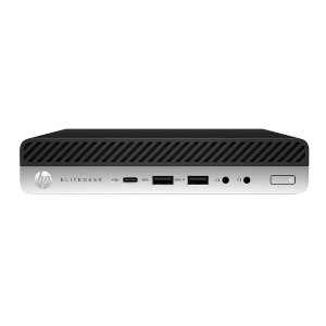 HP EliteDesk 800 G4 Desktop Mini Business PC, Intel Core i7-8700T, 16GB RAM, 512GB SSD, Windows 11 Pro- Manufacturer Refurbished - 1 of 3