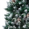vidaXL Artificial Christmas Tree with LEDs, Pinecones, Gold and Bronze Ball Set, 70.9 Inches - 2 of 4