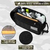 Pavilia Tactical Toiletry Bag for Men, Hygiene Travel Bag, Military Dopp Kit, Water Resistant Molle Pouch, Shaving Grooming Organizer Case - 2 of 4