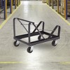 National Public Seating Stackable Cradle Style Chair Dolly with Powder Coated Steel Frame and Caster Wheels, Holds 40 8500 Series Chairs, Black - 4 of 4