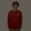 Dalix Lightning (Glow in the Dark) Embroidered Crewneck Fleece Sweatshirt Pullover Mens - 2 of 4