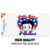 Betty Boop Betty In Heart Automotive Bumper Sticker - 3 of 4