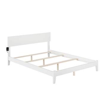 King Orlando Traditional Bed White - AFI