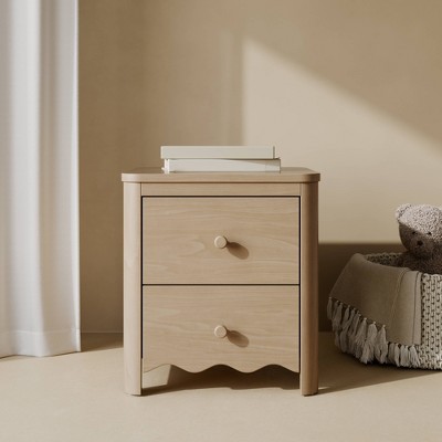 Driftwood Painted Lightweight 2 Drawer Nursery Nightstand