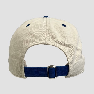 Men's Two Tone LA Baseball Hat - Cream/Navy Blue - image 2