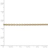 Black Bow Jewelry 2.4mm, 14k Yellow Gold Solid Link Cable Chain Necklace - 4 of 4