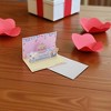 Unique Bargains Greeting Card Pink 6.3"x4.4"x0.4" 1 Pc - 2 of 4