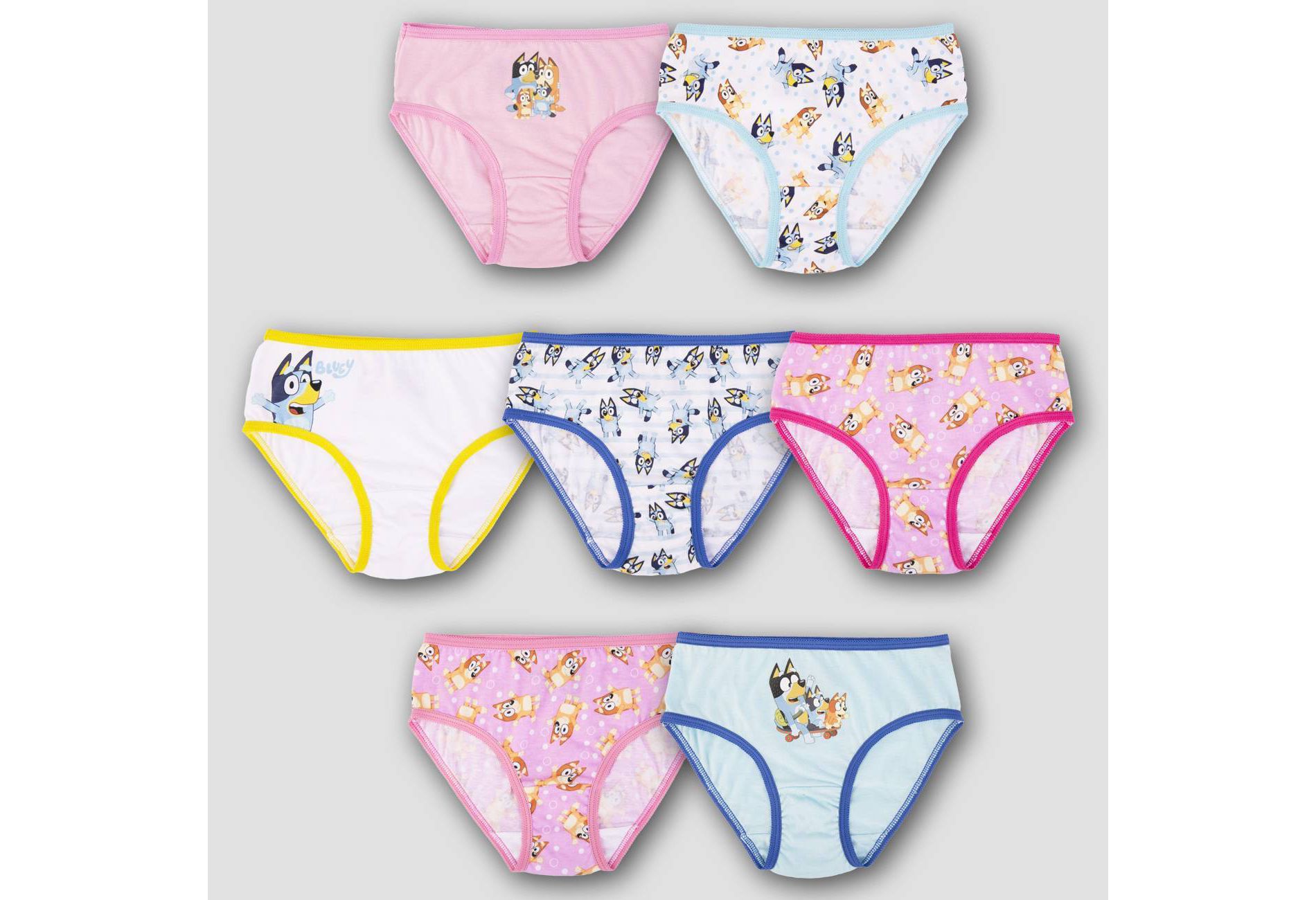 Girls' Bluey 7pk Underwear