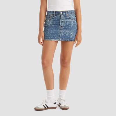 Levi's® Women's Iconic Mini Skirt - Patchwork Bandana