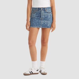 Levi's® Women's Iconic Mini Skirt - Patchwork Bandana - 1 of 3