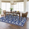 Washable Boho Floral Runner, Non-Slip, Low Pile, Soft Throw Rug for Entryway, Kitchen, Front Door, Kids Room, Indoor Mat. - 3 of 4