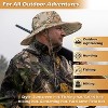 Tirrinia Camouflage Wide Brim Sun Hat for Women Men, UPF 50+ Sun Hat with Adjustable Drawstring, Lightweight Breathable Outdoor Camping Garden Hats - 2 of 4