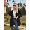 Clearlove Long Sleeve Coat Women's Cardigan Jacket Knitted Solid Color Open Stitch Loose Fit Mid-length Soft Casual Perfect for Spring Fall - 2 of 4