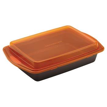 Anolon Advanced Bakeware Nonstick Cake Pan with Lid and Silicone Grips -  Bed Bath & Beyond - 9219328