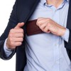 Alpine Swiss Harper Mens RFID Slim Money Clip Front Pocket Wallet Minimalist Leather ID Card Holder - 4 of 4
