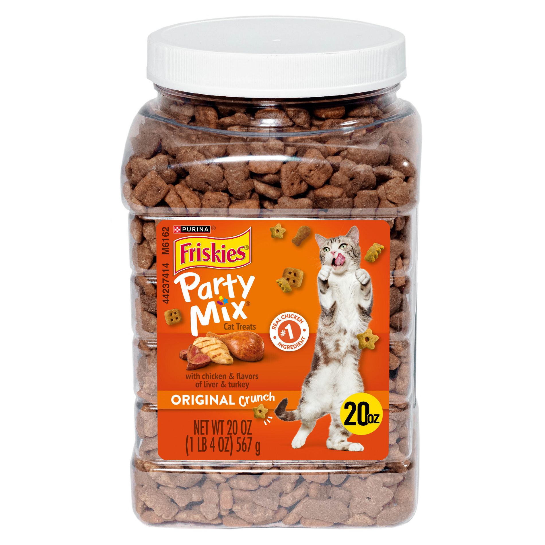 Purina Friskies Party Mix Original Crunch Chicken Cat Treats - 20oz
