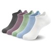 SERISIMPLE Women Ultra Thin Socks Viscose Bamboo Low Cut No Show Anti Odor Arch Support Mesh Socks 5 Pairs - 2 of 4