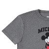 Ladies Mickey & Minnie Mouse Shirt - Classic Mickey & Minnie Mouse - Disney Mickey & Minnie Ribbed Fitted Tee - 3 of 4