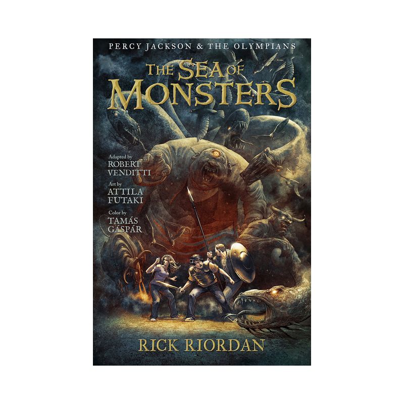 Percy Jackson and the Olympians: Sea of Monsters, The: The Graphic Novel - (Percy Jackson & the Olympians) by  Rick Riordan & Robert Venditti, 1 of 2
