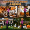12FT Giant Halloween Inflatable Blow Up Decorations, Pumpkin Man Holding Skull for Holiday Party Garden Lawn Yard Patio - 2 of 4