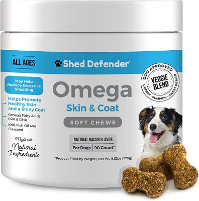 Supplements for outlet dog shedding