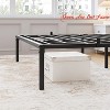 14In Twin/Full/Queen Size Bed Frame, Heavy Duty Metal Platform Bed Frame Full, Under Bed Storage, No Box Spring Needed - 3 of 4