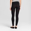 Women's High Waisted Cotton Blend Seamless Leggings - A New Day™ - image 2 of 4