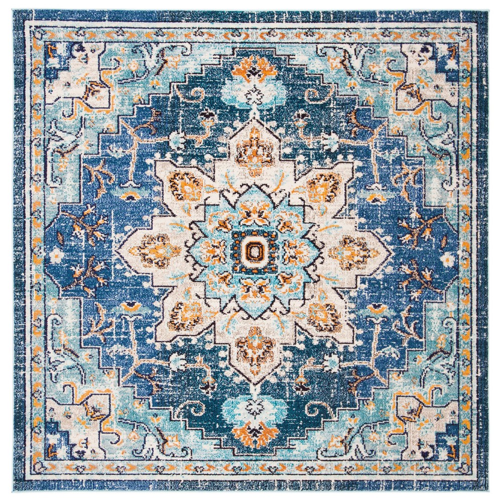 6'7in Square Chastity Rug Blue - Safavieh