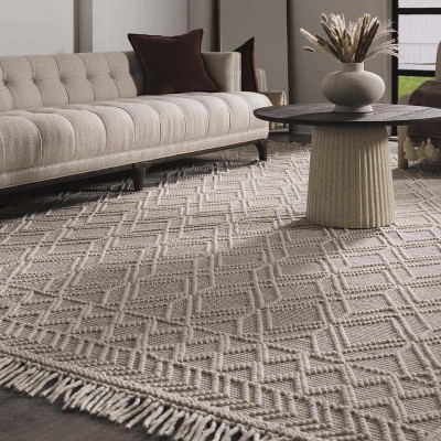 Hauteloom Ramsbury Soft Pink Wool Rug