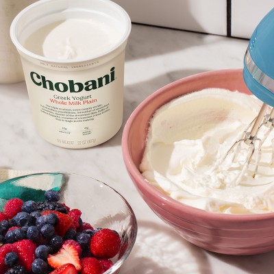 Chobani Whole Milk Plain Greek Yogurt - 32oz_4