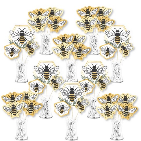 25 Bumblebee Bee Stickers Party Favors Teacher Supply envelope spring  wedding