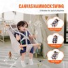 VEVOR Canvas Hammock Swing, 3 Modes Baby Swing Indoor and Outdoor with 5-Point Harness,  and Tree Straps, 150lbs Weight Capacity, Integrated Cushion - 3 of 4