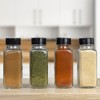 Cornucopia Brands French Square Spice Jars, Spice Shaker/Pourer w/ Lid 4pk; 1-Cup / 8 Fluid Oz Capacity - 2 of 4