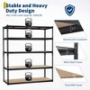 Garage Storage Shelves 5 Tiers, Heavy Duty Storage Shelving Racks with 2500 Lbs Capacity, Metal Adjustable Shelving Unit for Kitchen Pantry Basement - 4 of 4