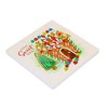 Coasterstone 4.25 In Home Sweet Gingerbread Home Coaster Gum Drops Peppermint Candy Coasters - 3 of 3