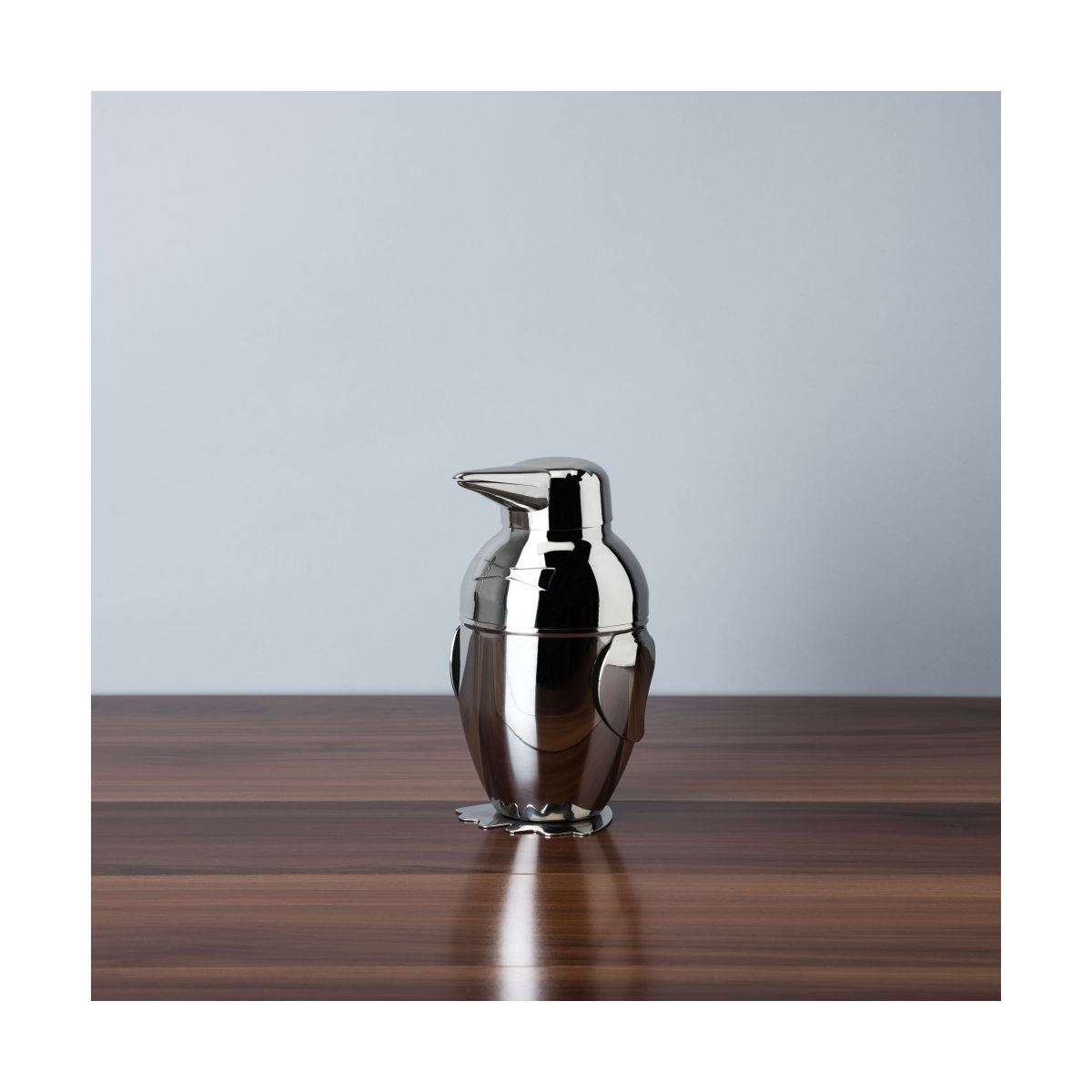 Viski Penguin Cocktail Shaker with Built-in Strainer & Jigger Cap, Stainless Steel Drink Shaker Bottle, Home Bar Essentials, Wedding Gifts, 17 oz - thumbnail 8